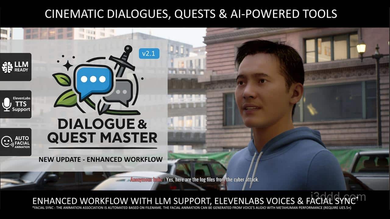 可视化对话任务系统插件 Dialogue & Quest Master 5.4 – 5.6