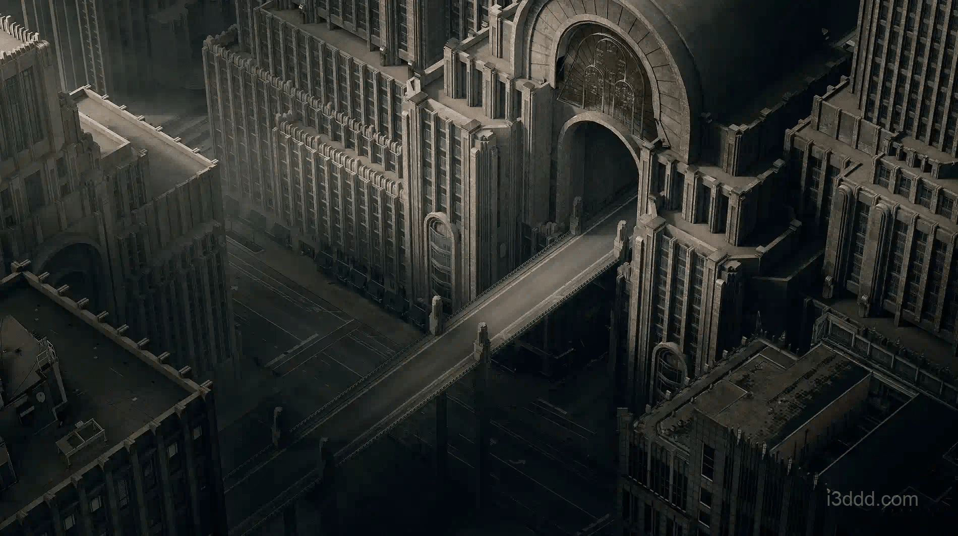 KitBash3D – 装饰艺术风欧美建筑景观合集（Art Deco）