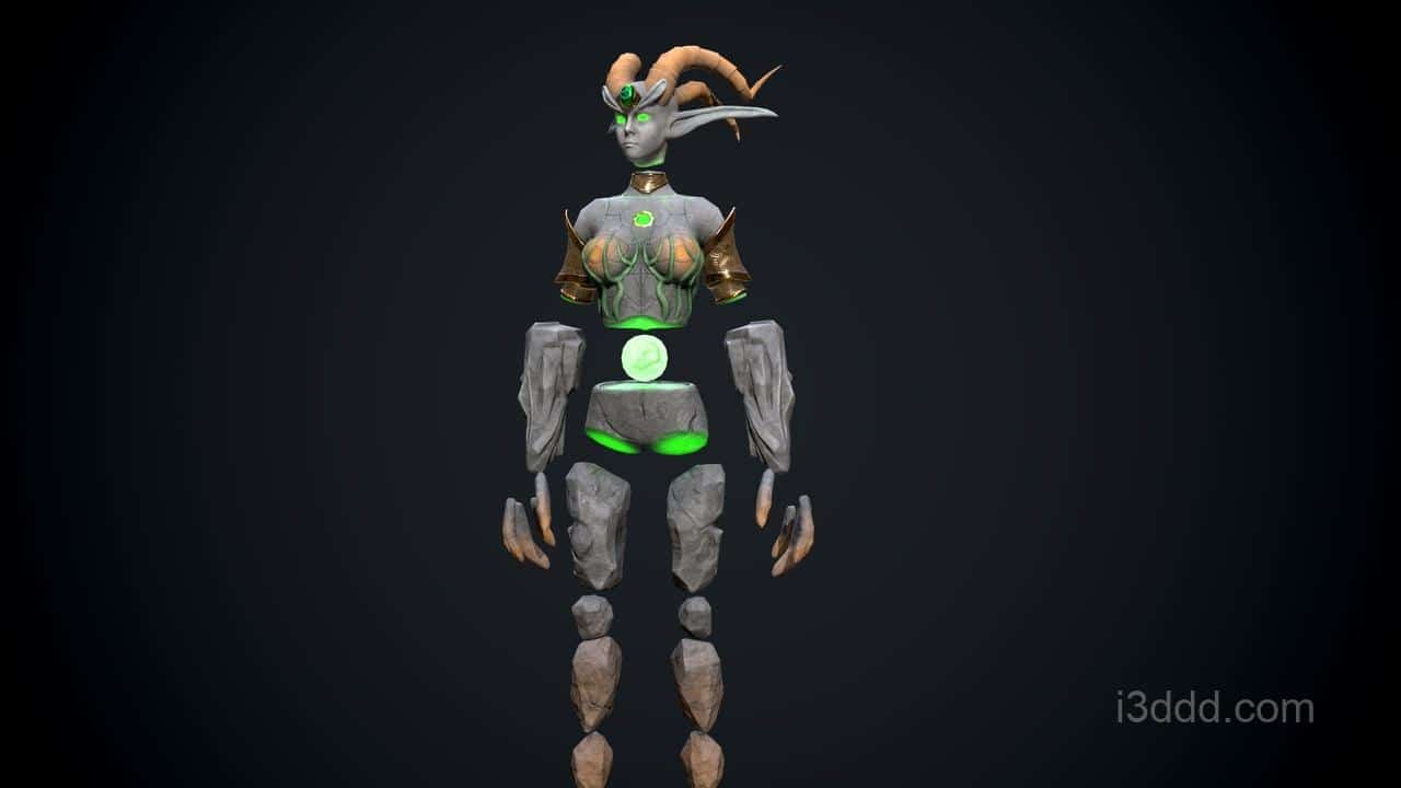 树妖石头人女精灵怪物角色 Dryad 4.26-5.6