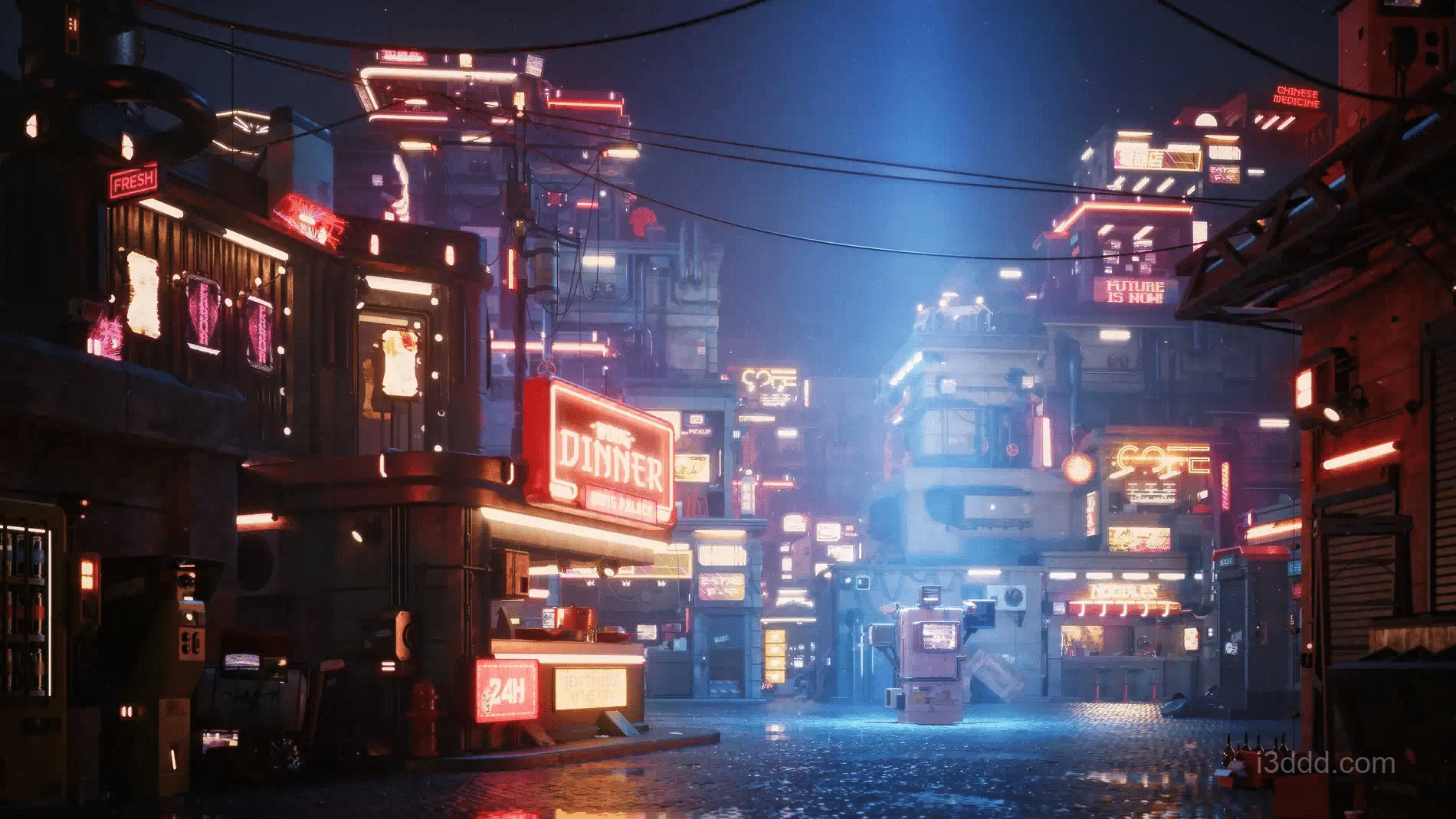 赛博风格街道 – Cyber Streets