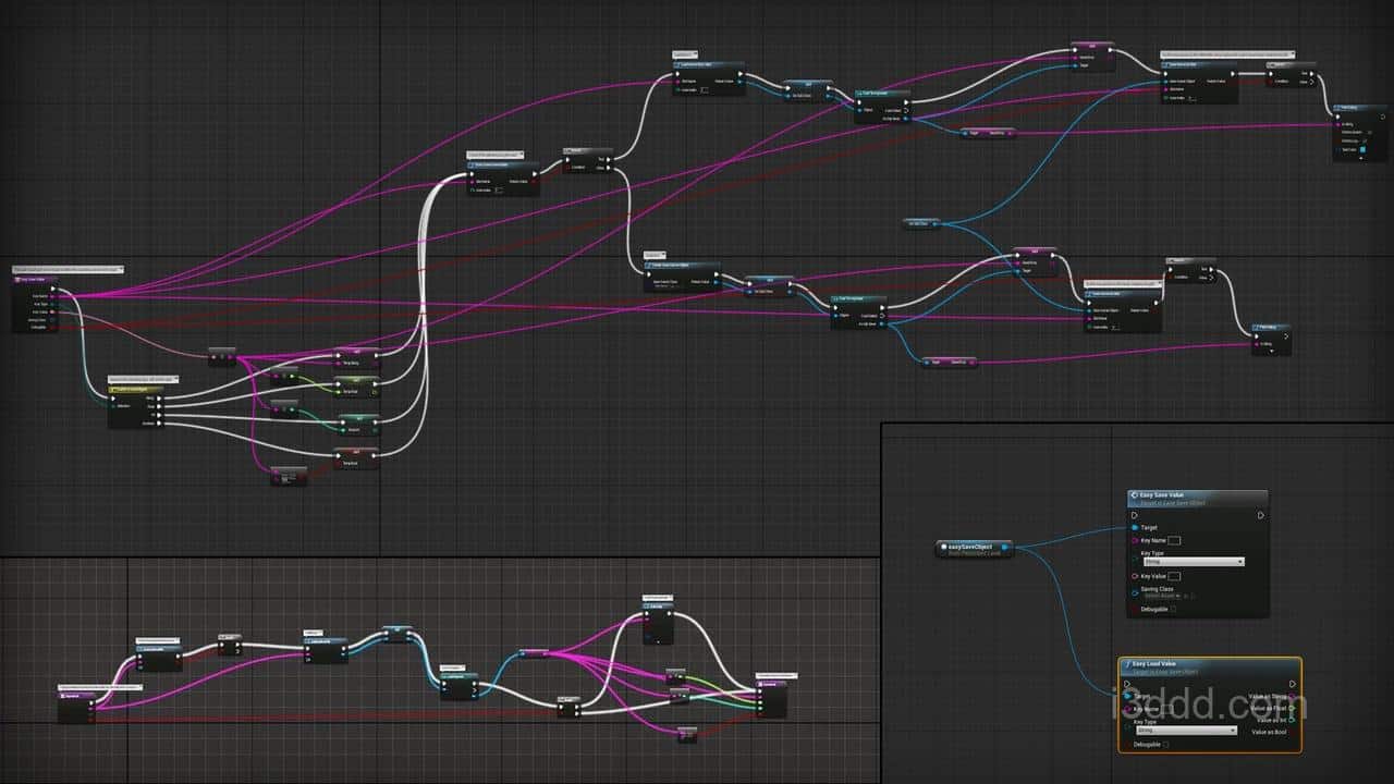 简易项目工程文件保存加载系统蓝图Easy Save & Load 5.1 – 5.6