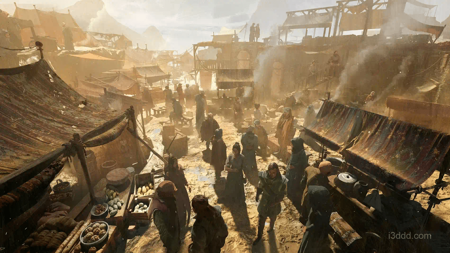 中世纪市集场景套件-Medieval Market