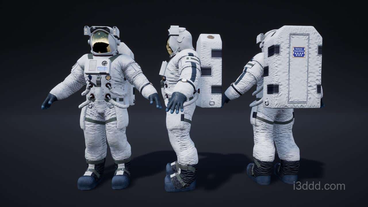重型装备太空宇航员人物角色模型 Character Astronaut 4.26 – 5.6