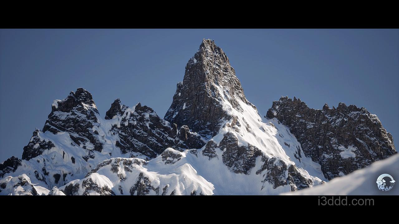 写实山脉雪山场景Frostholm Mountains Realistic5.3 – 5.6