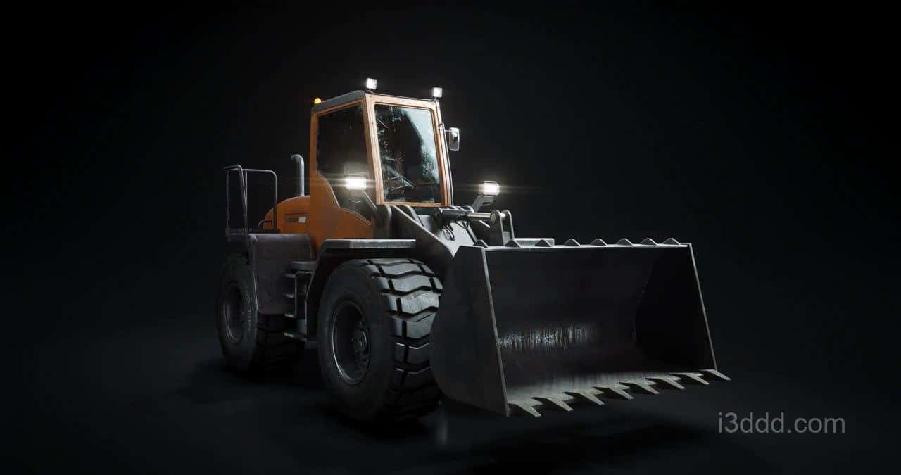 工程建筑车辆模型包 – KitBash3D – Construction Vehicles