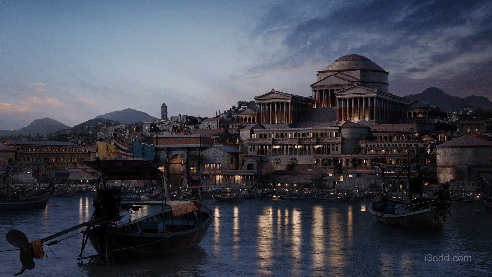 Kitbash3D-罗马帝国经典建筑模型 – Roman Empire