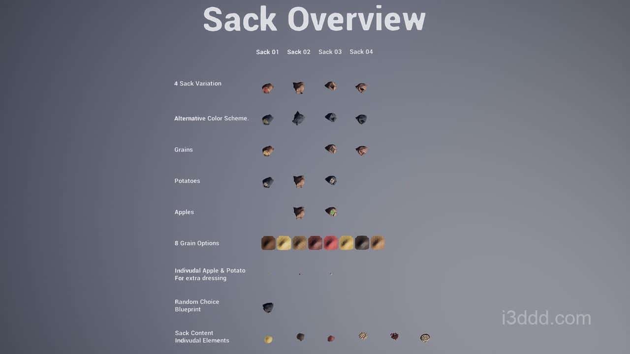 袋装蔬菜动态蓝图 Sack Model with Fruit 4.26 – 5.6