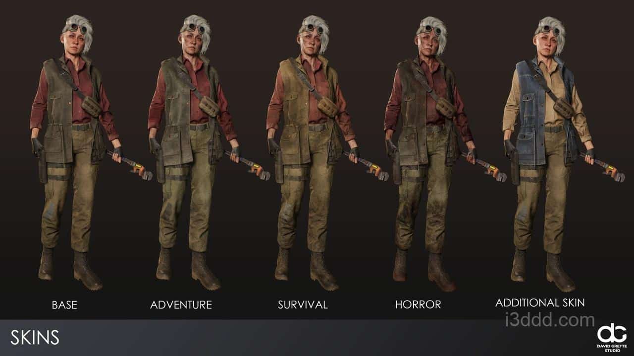 女性机械师莎拉角色模型Mechanic Character Sarah 5.0 – 5.6