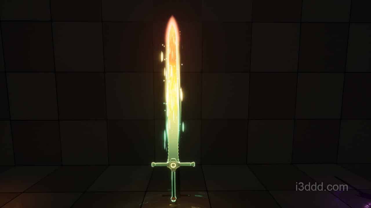 近战武器光环视觉特效Melee Weapon Aura VFX 5.0 – 5.6