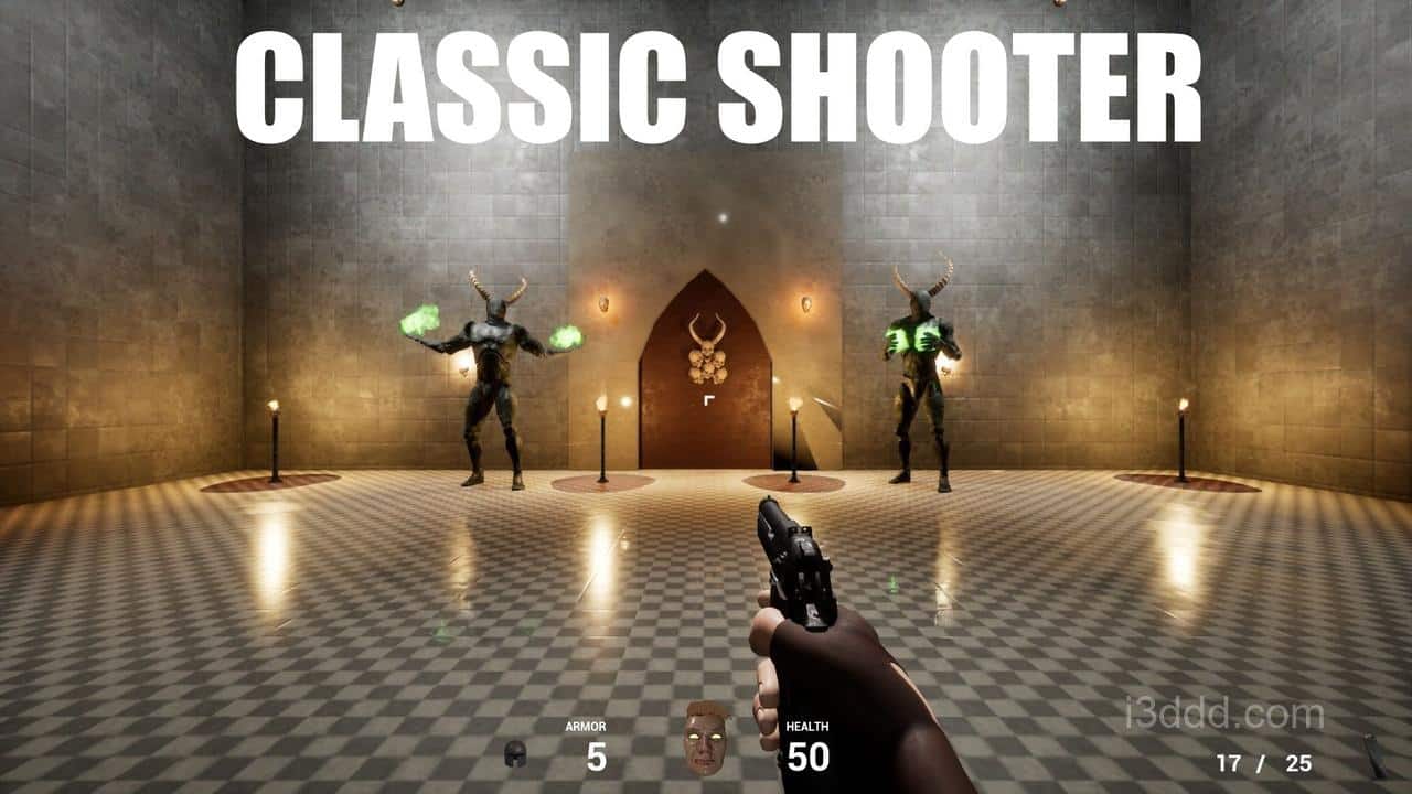 经典射击游戏项目蓝图 Classic Shooter 4.26 – 5.6