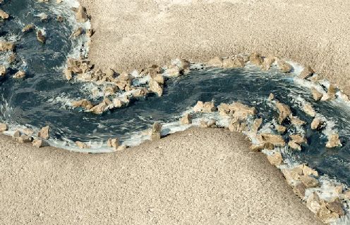 Blender 小溪河流几何节点生成 – Realtime River Generator v1.3.1