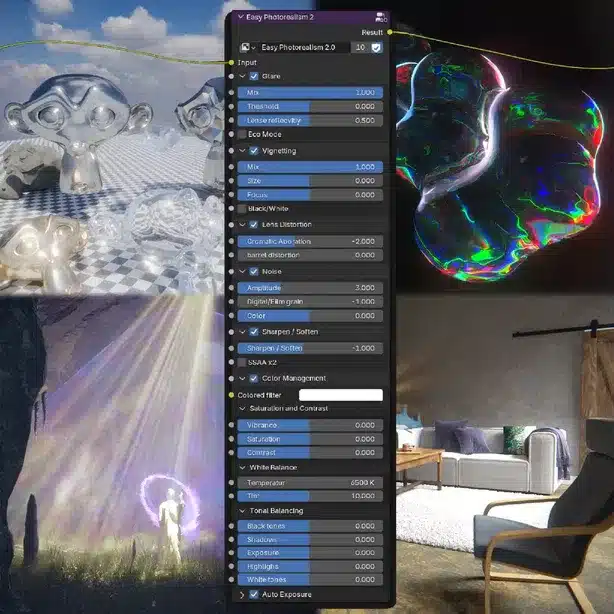 简易真实感渲染（免费节点）- Easy Photorealism v3.0