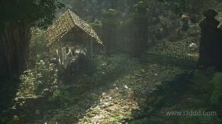 寂静恐怖阴森公墓墓地场景 – Graveyard Pack