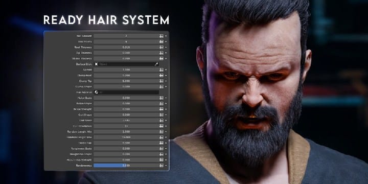 Blender 毛发系统 – Blender Ready Hair System