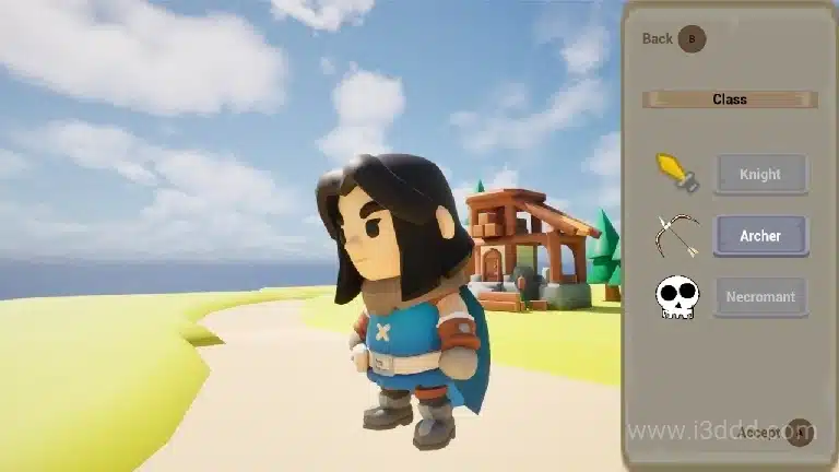 卡通低多边形可爱人物角色 – Character Creator