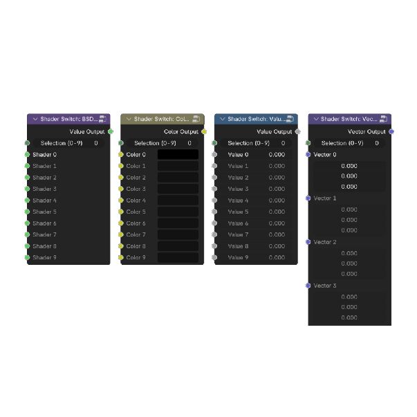 着色器编辑器切换工具 – Shader Editor Switches