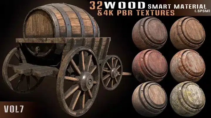 32种木纹智能材质 第7卷 – 32 Wood Smart Materials Vol.7