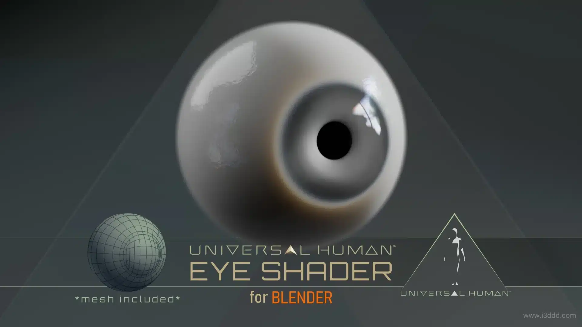 通用人眼着色器 v1.1 + 纹理包 – Universal Human Eye Shader v1.1 + Textures