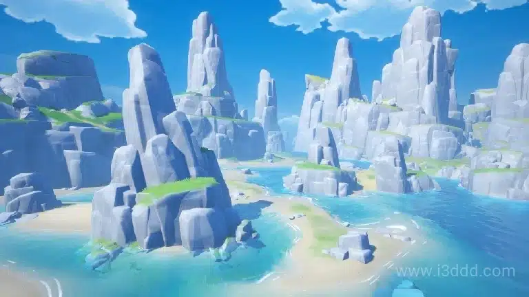 风格化的岩石 尖顶和悬崖 – Stylized Rocks | Spires & Cliffs