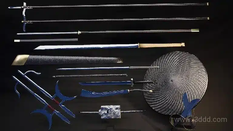 古代中国冷兵器模型 – Chinese Weapon Pack