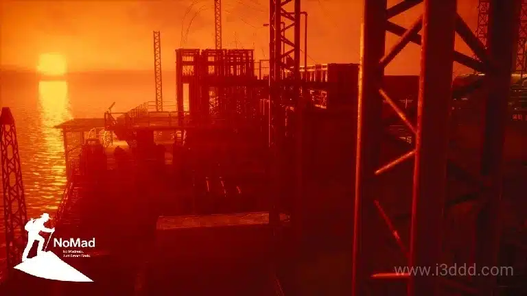 废弃海上平台 后世界末日海上环境包 – Abandoned Sea Platform – Post-Apocalyptic Offshore Environment Pack