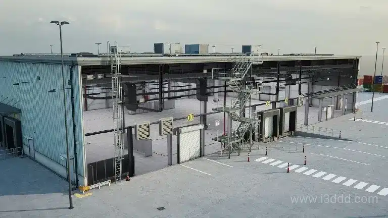 工厂室内室外场景 – Factory Interior + Factory Exterior – BUNDLE