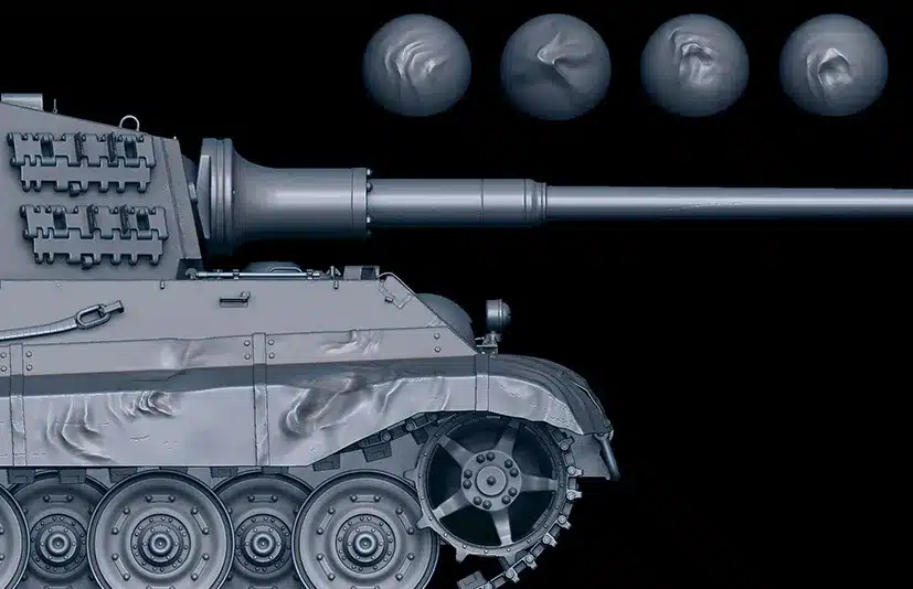 金属凹痕笔刷 – Metal Dent Brushes Part 2 for ZBrush