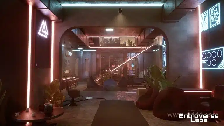 赛博朋克公寓室内环境 Cyberpunk Apartment Interior Environment