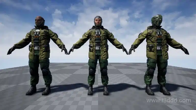 赛博朋克科幻人物角色 – Cyber Characters Pack