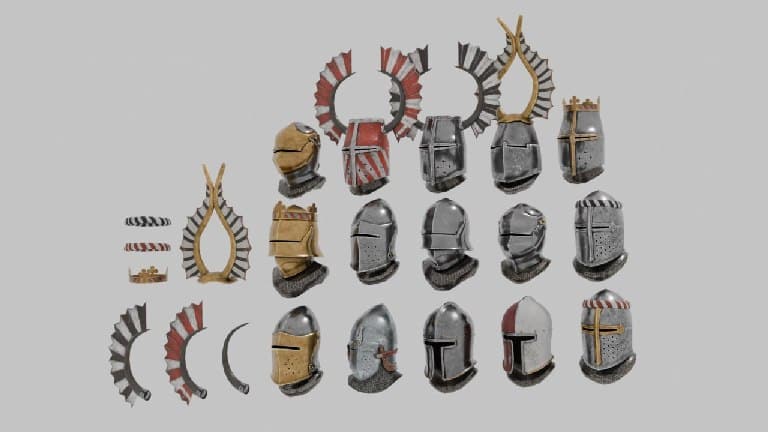 中世纪头盔合集 – Medieval Helmets Collection