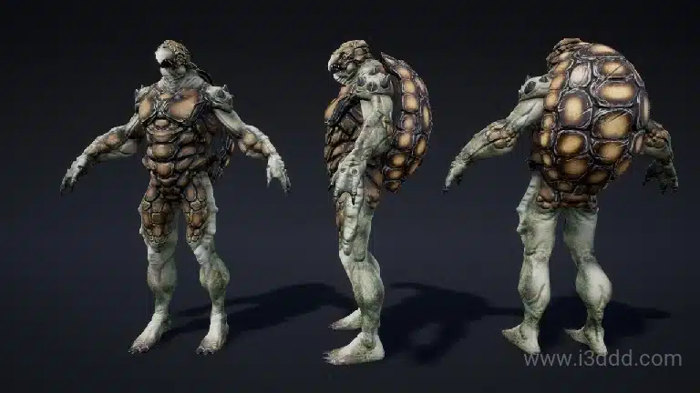 水下怪物怪兽角色模型 – Monsters Underwater Pack