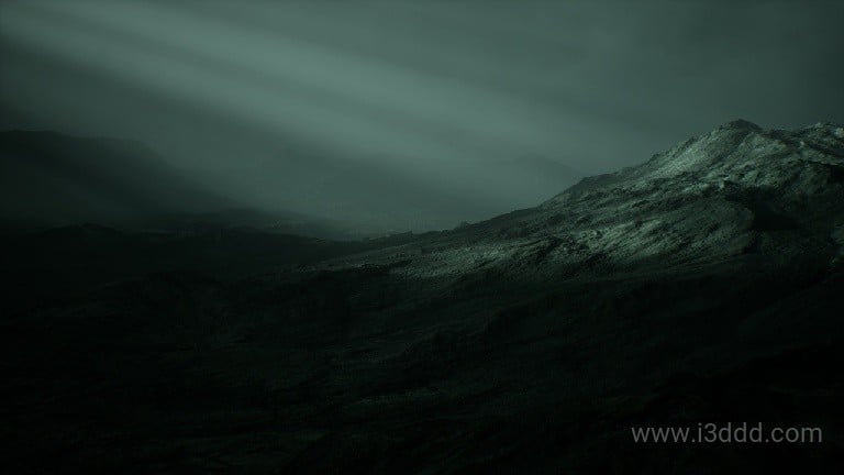 外星异形雾霾环境场景 – Alien Haze Landscape