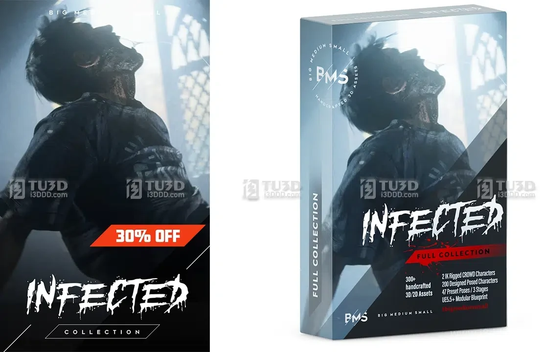 Infected Collection 丧尸感染人群 资产包 – BMS 系列