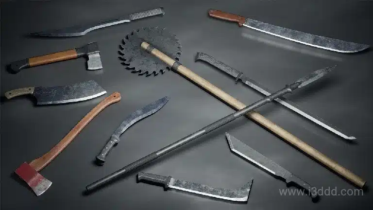 末日近战金属武器 – Melee Weapons