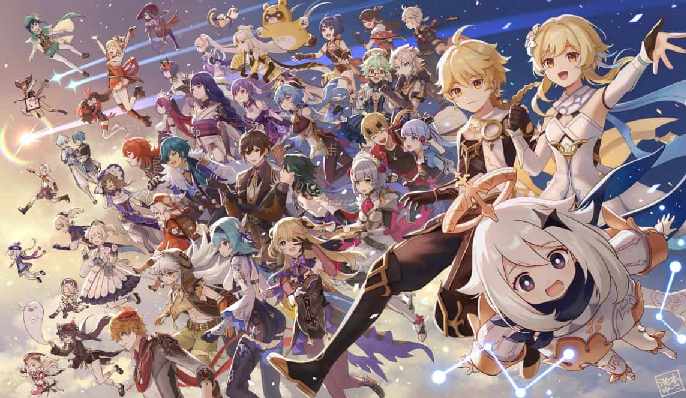 原神 56 位角色 3D 模型合集 – Genshin Impact 56 Characters Pack