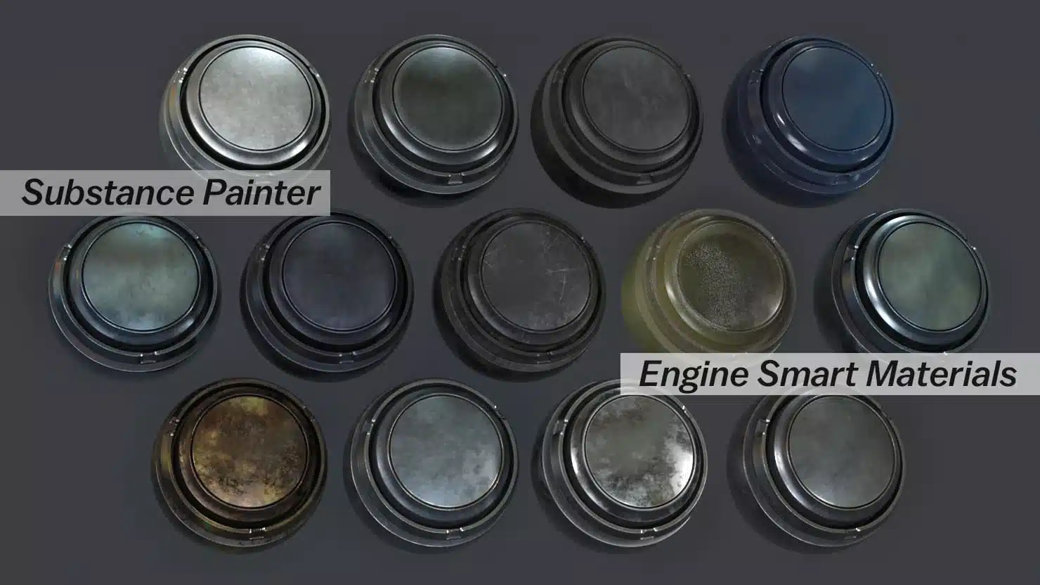 13个金属汽车智能材质 – 13 Automotive Engine Metal Smart Materials