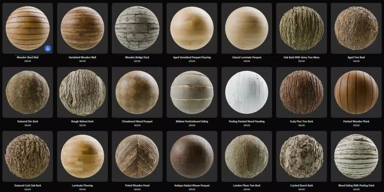Substance木材纹理材质 – Wood Substance Materials