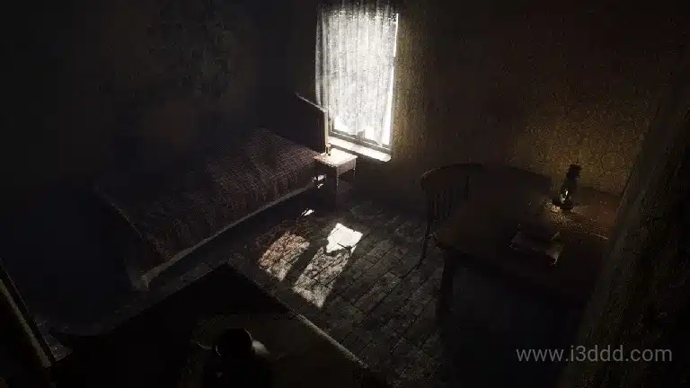 废弃恐怖死亡房间模型场景 Dead man’s Room