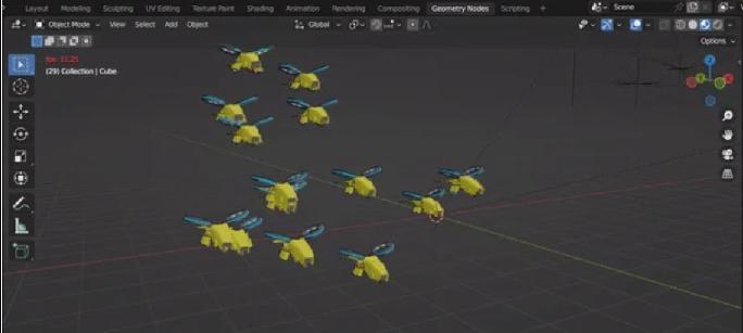 Blender 几何节点学习文件 – Geometry Nodes Example Files
