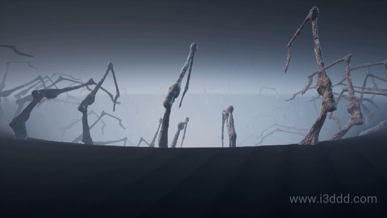 恐怖游戏触手手指攻击蓝图模型 – Tentacle Fingers