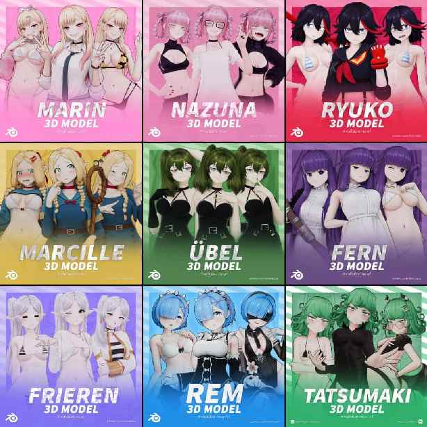 Kley Mirabal 模型合集 – Kley Mirabal Models Pack