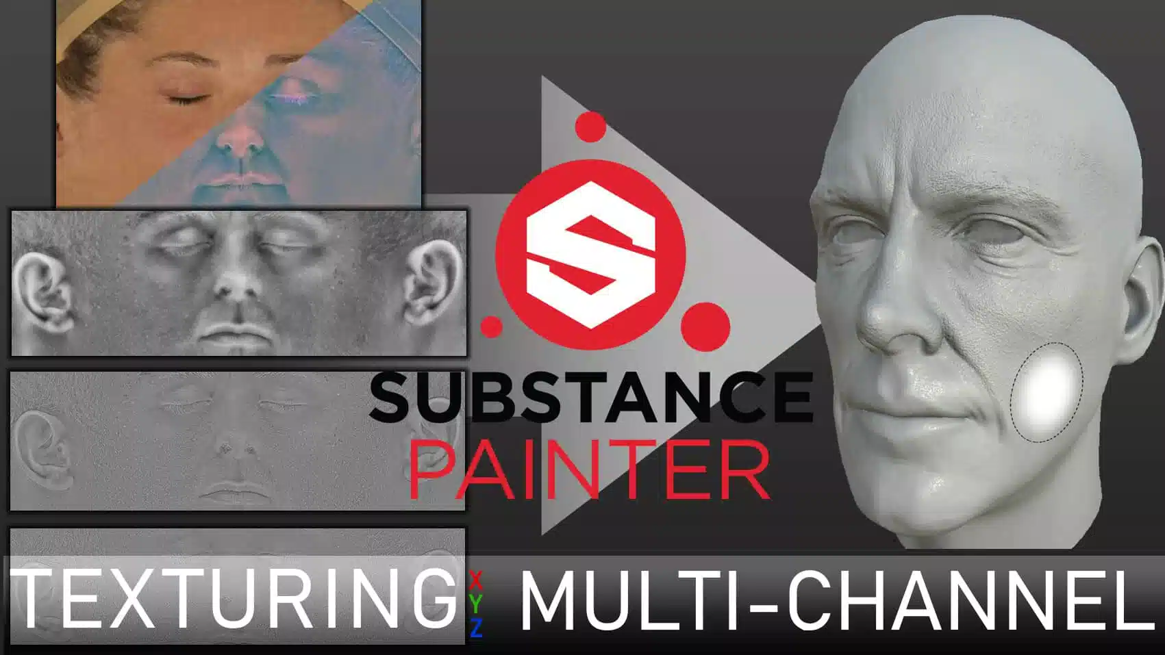SP皮肤XYZ智能材质 – Texturing XYZ Multi Channel Smart Material