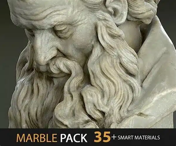 35个大理石智能材质包 – Marble Pack 35+ Smart Materials