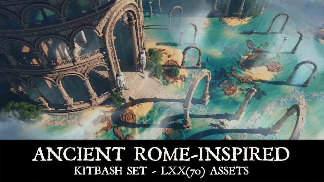 帝国回响古罗马风格套件 – Echoes of Empire Ancient Rome Kitbash