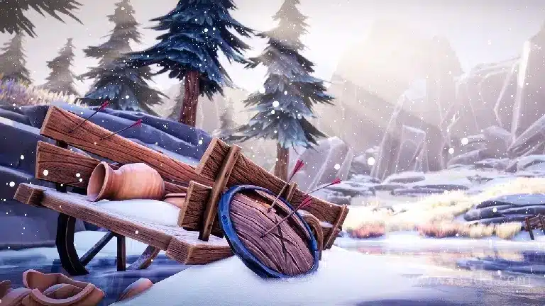 卡通冬天雪地战场环境场景 Stylized Environments