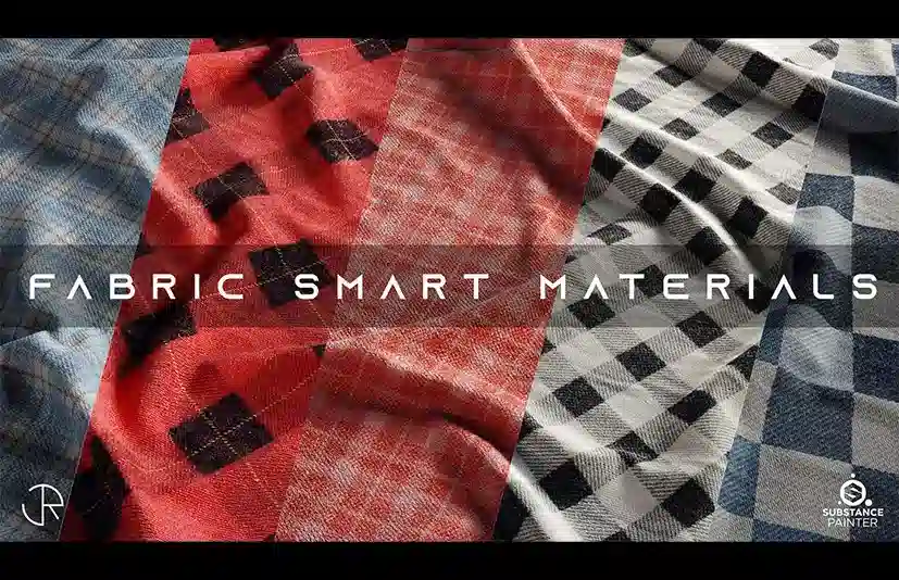 高质量布料智能材质 – High-Detailed Fabric Smart Materials