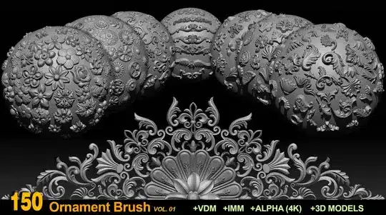 150 款装饰笔刷 – 150 Ornament Brushes