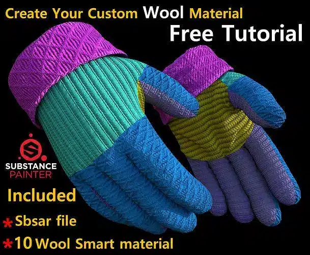 10款羊毛智能材质 – 10 Wool Smart Materials