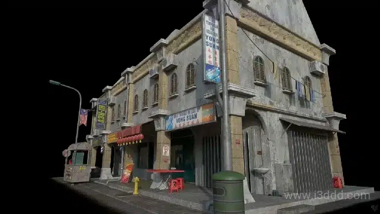 马来西亚当地店铺模型 – Local Shoplot