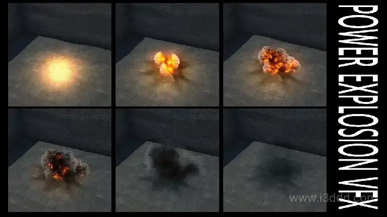 强力爆炸特效包 – Power Explosions VFX Pack